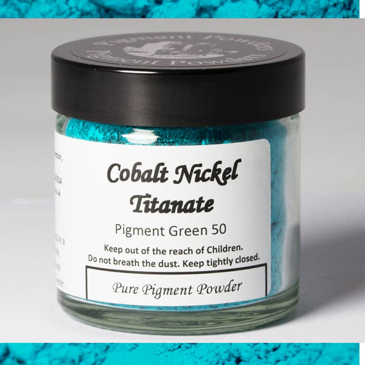 Pó de pigmento puro de titanato de níquel cobalto (60ml) por atacado de A J Ludlow