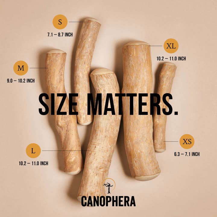 CANOPHERA LLC - Wholesale Pet Chew Toy - Dog - Dog Chew Stick Made of Coffee Wood.