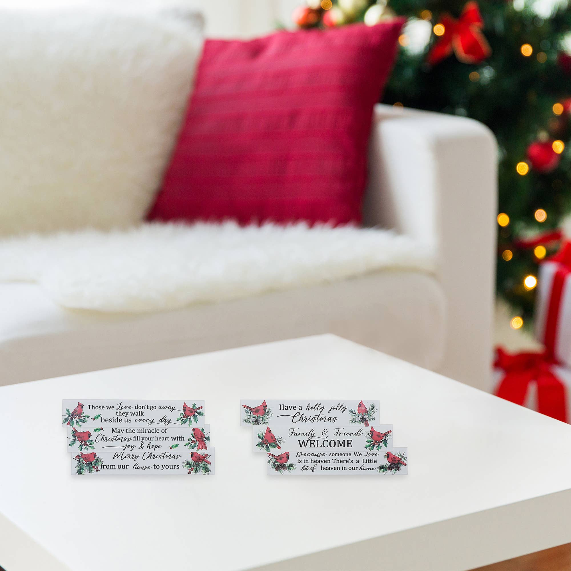 IH Casa Decor - Wholesale Sign - INSPIRATIONAL QUOTES WOODEN BLOCK DÉCOR (CARDINAL)1