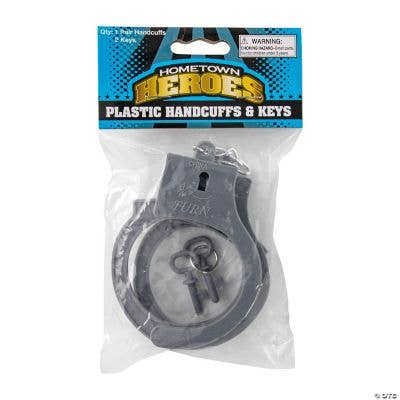 Fun Express - Vente Jouet classique – enfant - Menottes en plastique avec 2 clés1