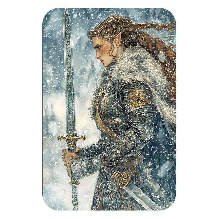 6 GICLEE GREETING CARDS "MAGICAL SNOWLIT DREAMS SET #3 " for wholesale by FINE ART CARDS AND GIFTS