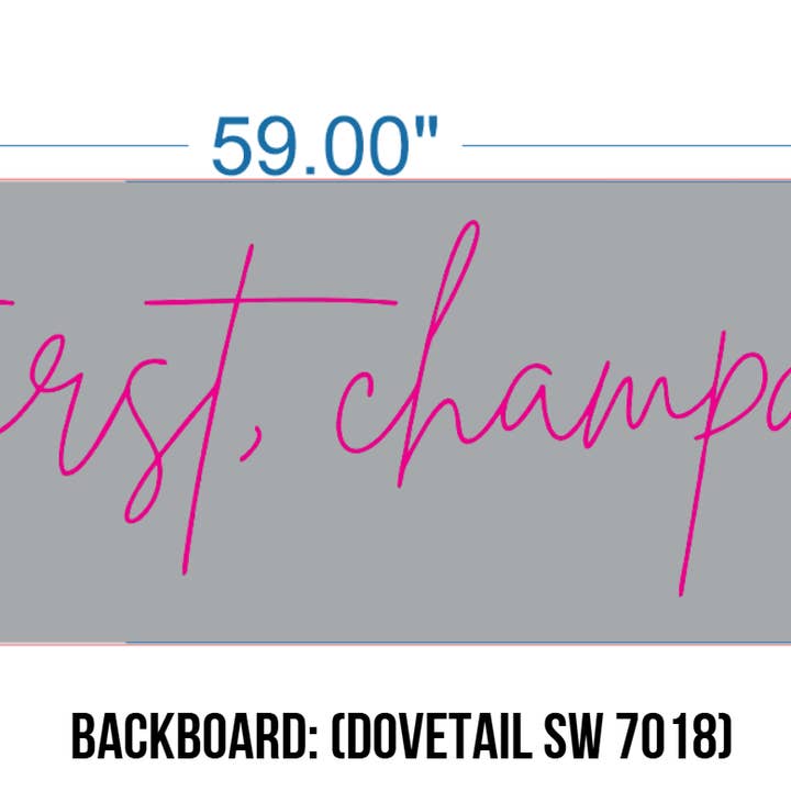 Op maat gemaakt neonteken "Maar eerst, champagne" voor wholesale door CityNeon