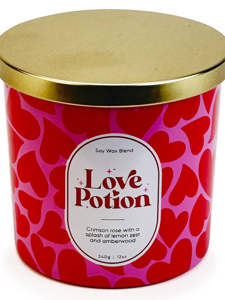 “Love Potion” Valentine Romantic Scented Candle for wholesale by DesignStyles Home