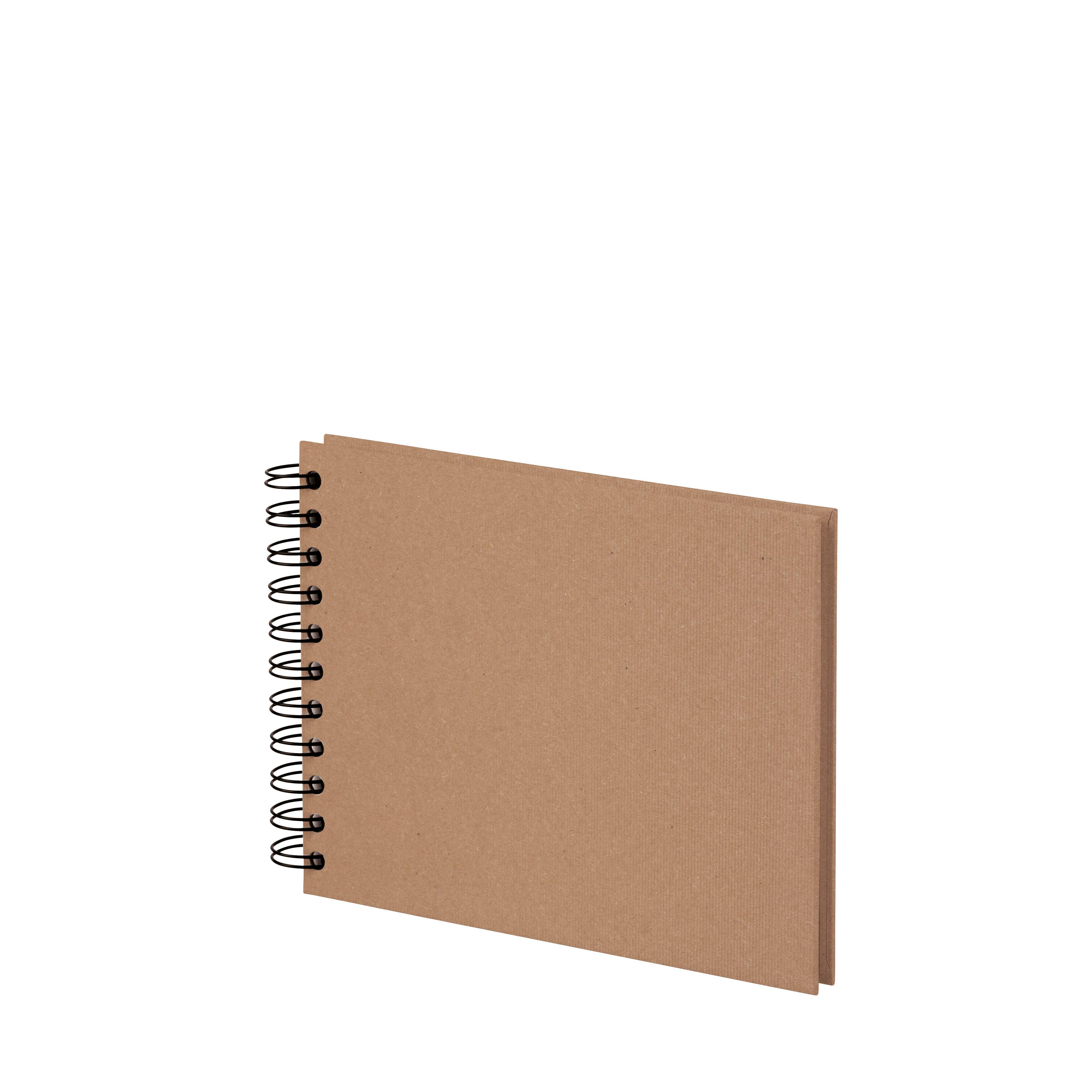 Rössler Papier - Wholesale Photo Album - S.O.H.O. Spiral Photo Album 40 Pages 19.5X14.5cm Kraft