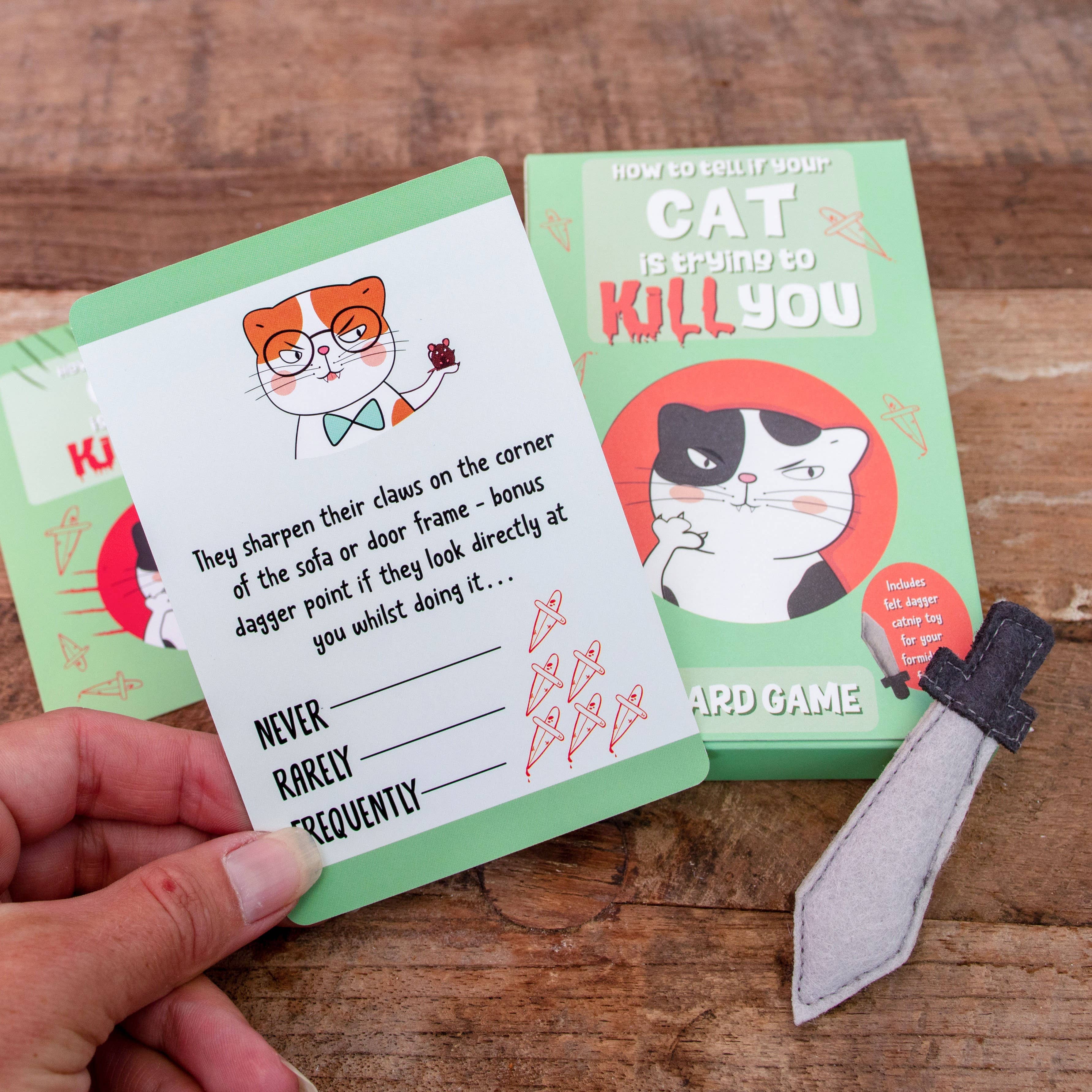 Boxer Gifts - Wholesale Card Game - Is Your Cat Trying to Kill You Card Game - Cat Themed Gifts6