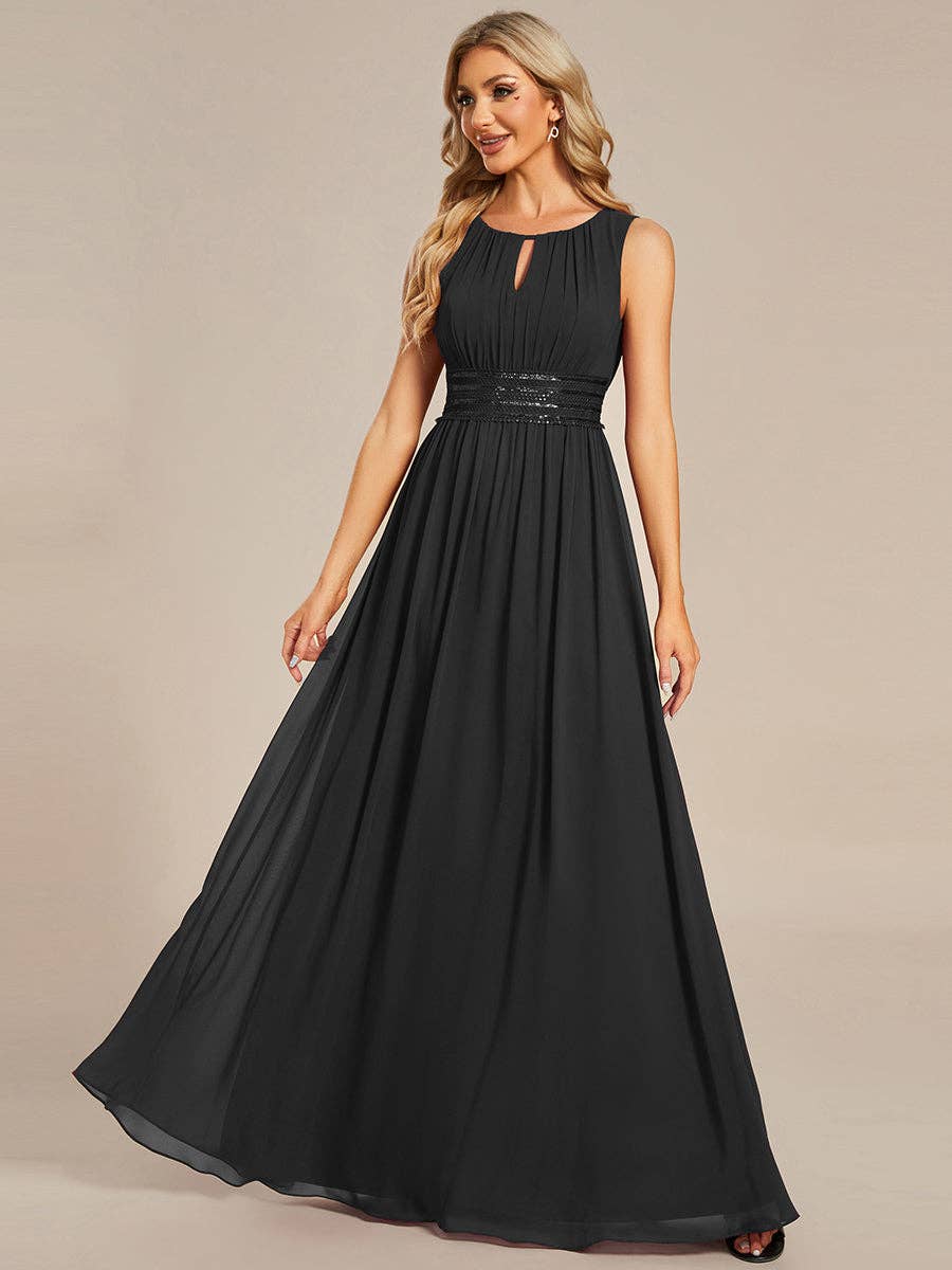 Ever-Pretty – wholesale Gown – Women's – Elegant Pleated Sequin Bridesmaids Dress10