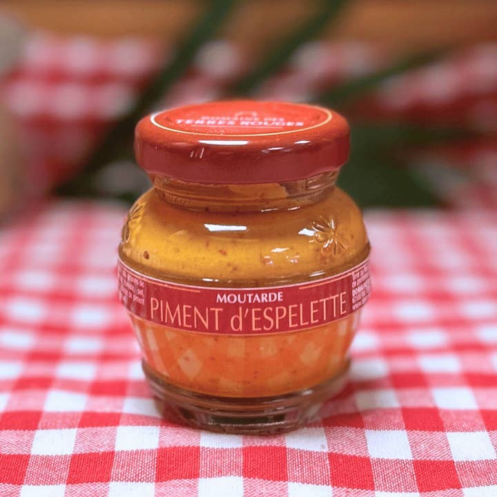 DOMAINE DES TERRES ROUGES - Wholesale Mustard - Espelette Pepper Mustard 55 g3