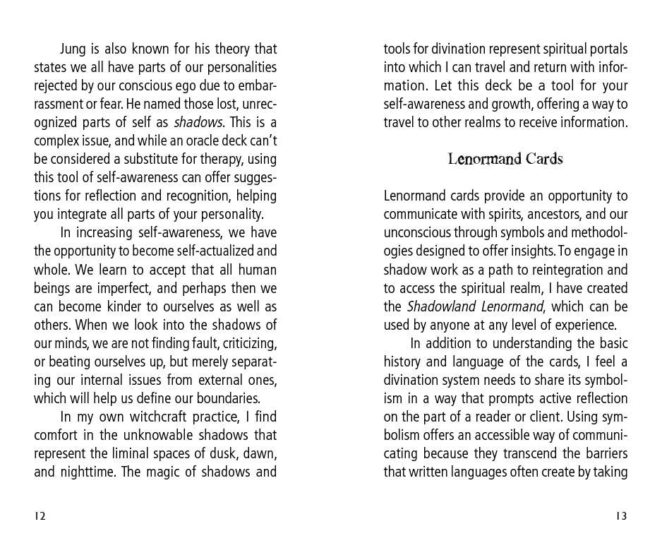 REDFeather - Vente Cartes de tarot - Shadowland Lenormand4