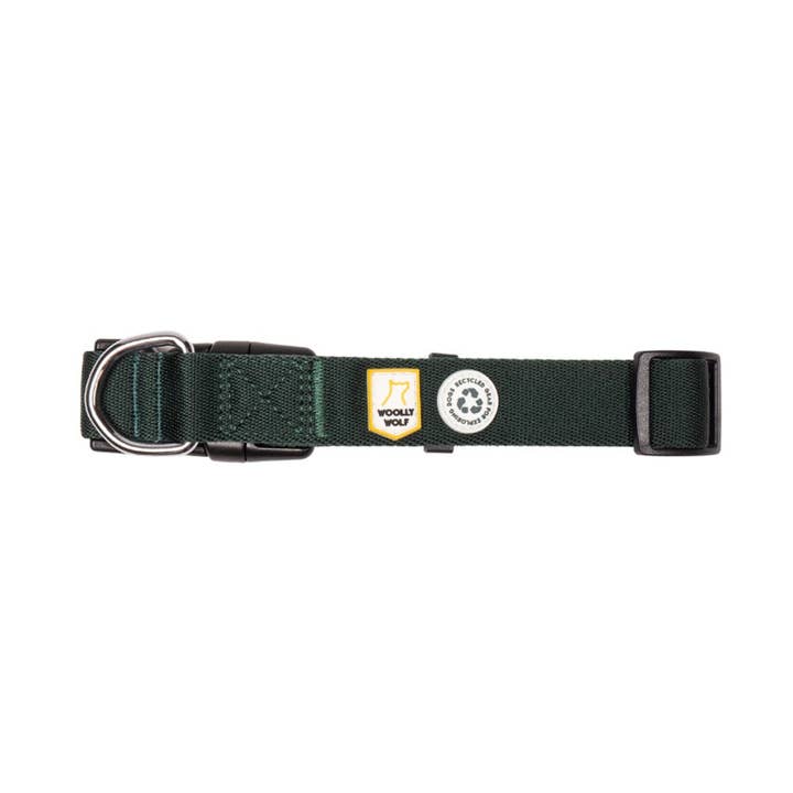 Woolly Wolf - Wholesale Pet Collar - Dog - Evergreen Dog Collar Recycled (RPET)1