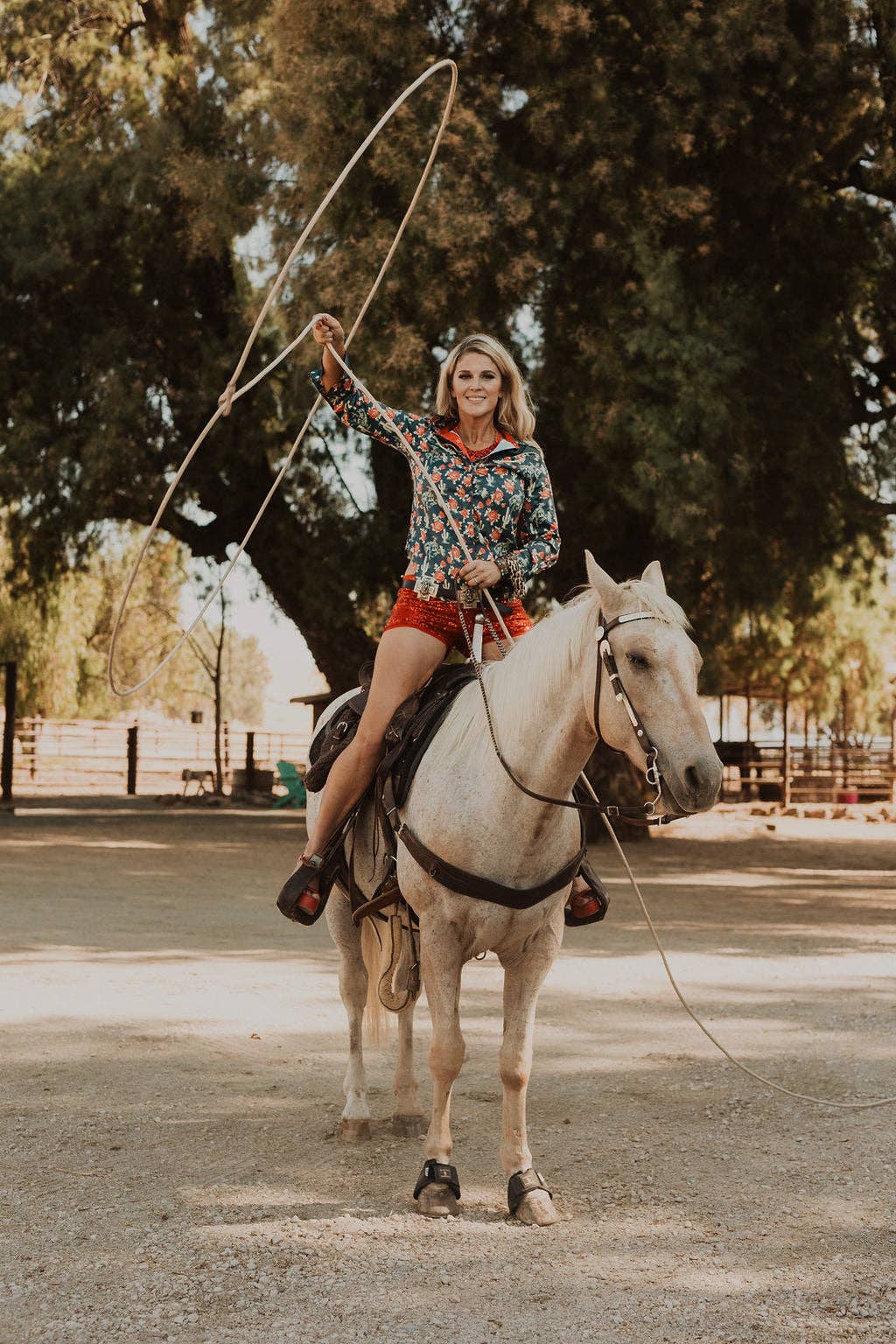 Rodeo Quincy – wholesale Tröja med knappar – Dam – Ride Sally Ride-knäppskjorta7