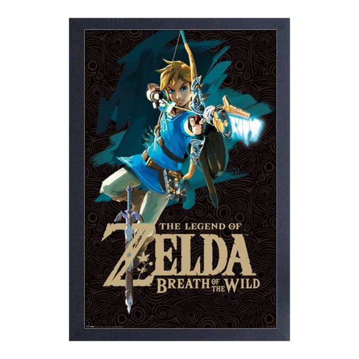 Pyramid America - Wholesale Art Print - Zelda - BotW - Link with Bow Framed Print