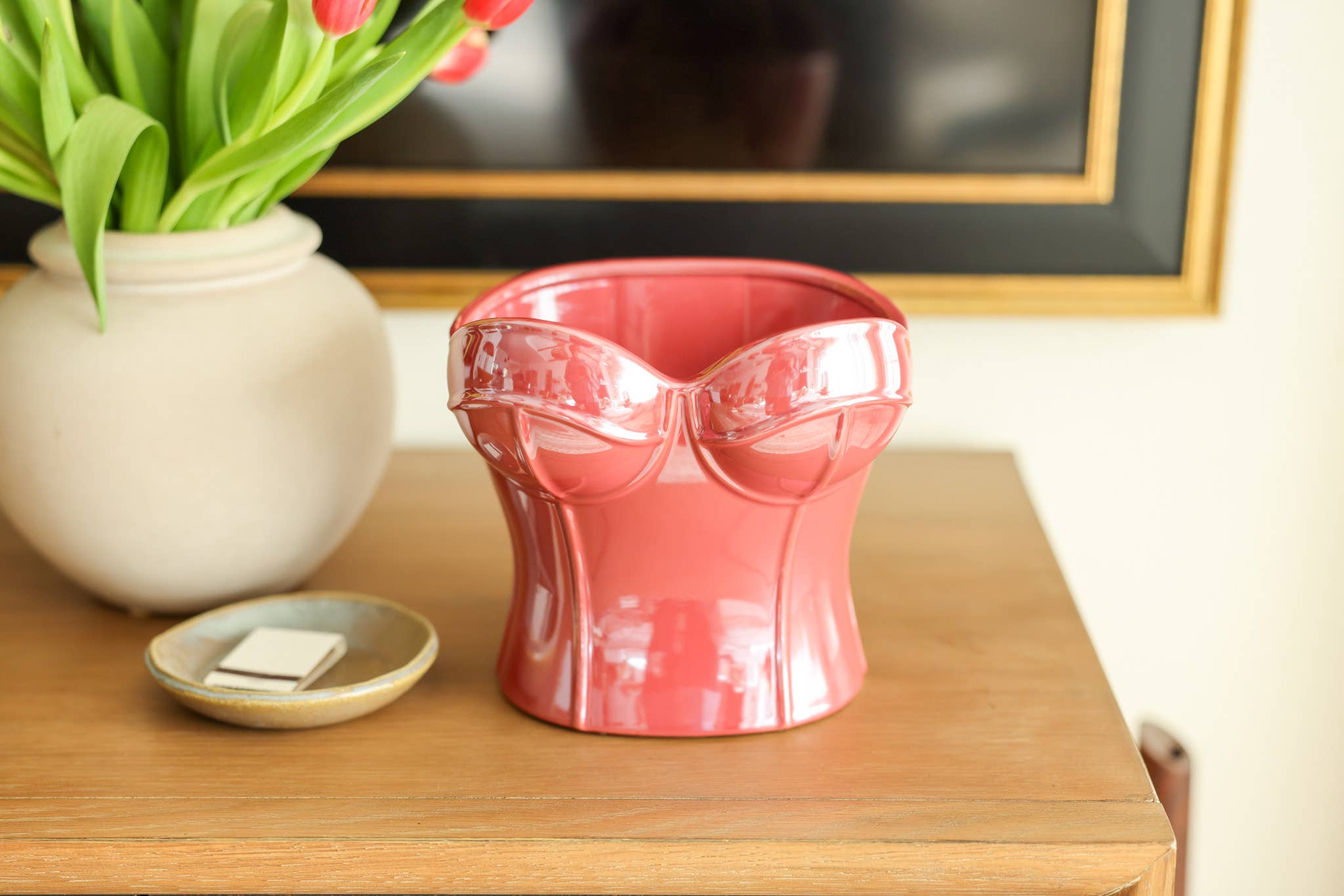 Flora Bunda Inc - Wholesale Vase - Ceramic Corset Planter5