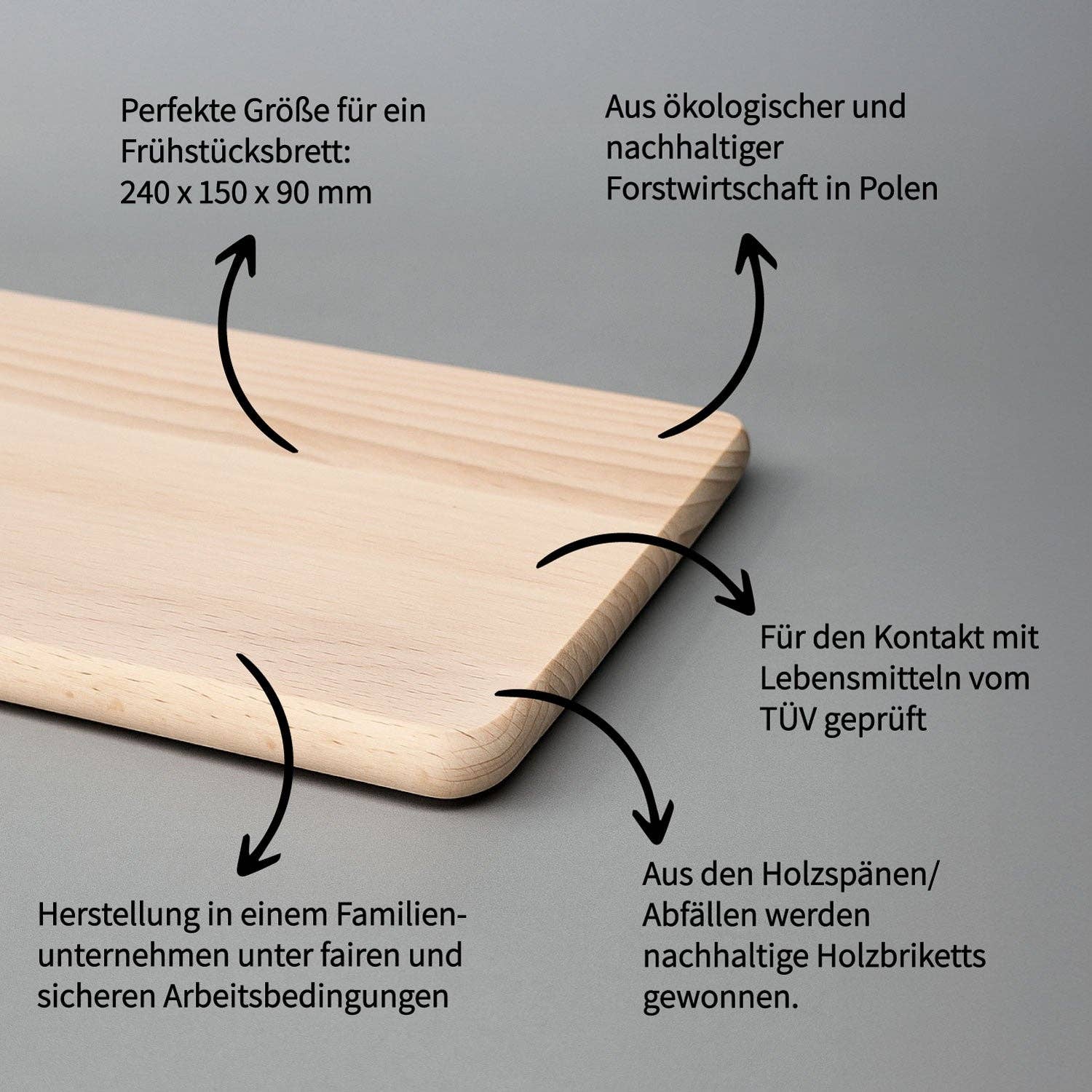 Naturbedacht - Wholesale Cutting Board - Wooden Board House - No. 62