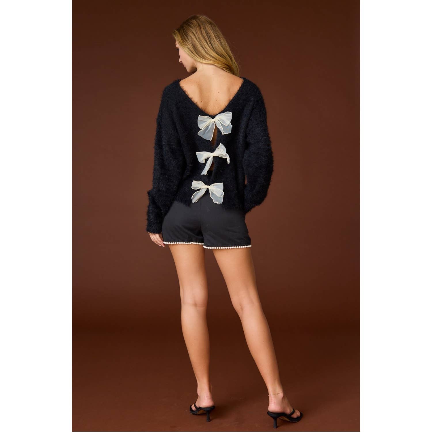 Apolline - Vente Pull en maille – femme - Pull à nœud Aria7