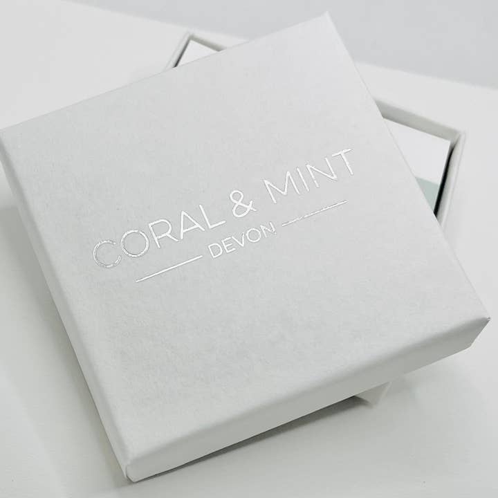 Coral & Mint – wholesale Stud/post earrings – Mini Wave Earrings1