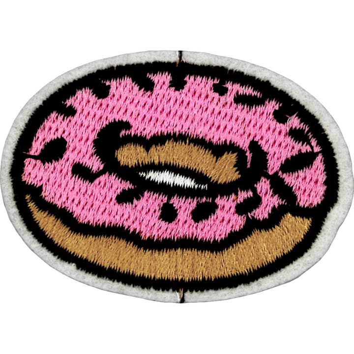 Patch - Donut - Frosted Pink for wholesale by Square Deal Recordings & Supplies