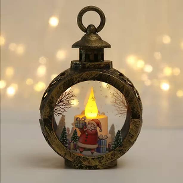 Buddha Ayurveda - Wholesale Christmas Decoration - ✨Santa LED Christmas Lantern – Festive Holiday Light Decor