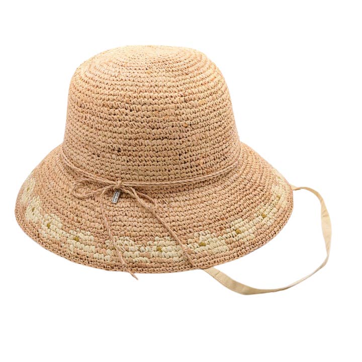She LOVES ME, He LOVES ME, Handwoven Pure Raffia Fibre Hat for wholesale by love Kate