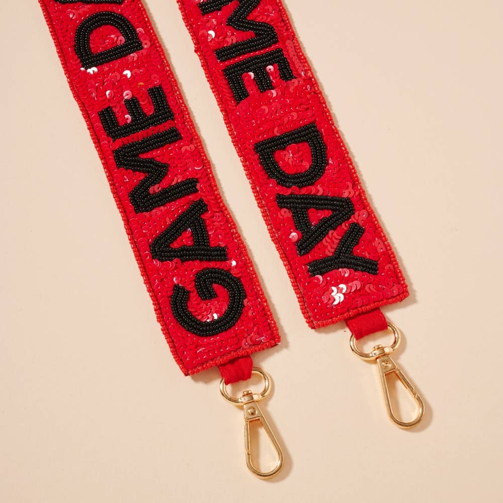 Frem - Wholesale Bag Strap - Women's - Handmade Seed Bead “Game Day” Bag Strap – Adjustable Crossbody14