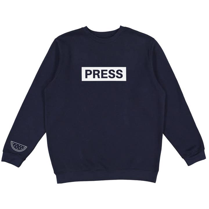 Press Crewneck for wholesale by Wear The Peace