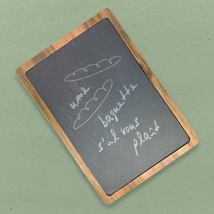 Une Baguette - Skifer Serveringsbræt for engroshandel hos Boheme Bliss