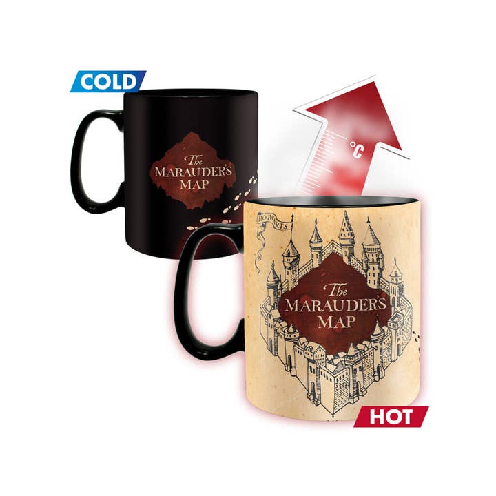 Mimi Imports - Harry Potter – wholesale Coffee mug – HARRY POTTER – MARAUDER’S MAP HEAT CHANGING MUG (16 OZ)