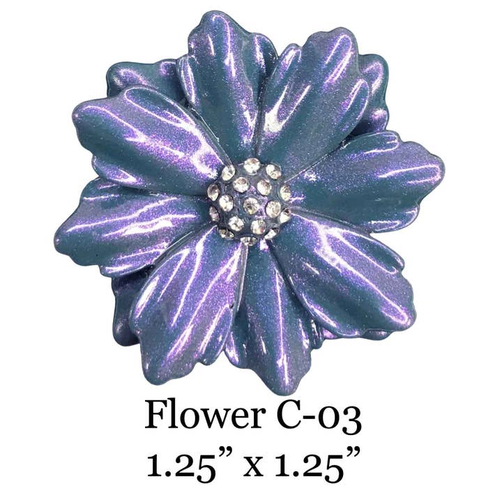 The Magic Scarf Company - Wholesale Brooch - 3700 - Magnetic Flower Brooches