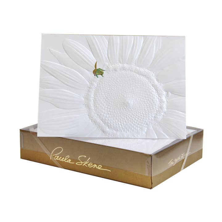 Sunflower with Bee Blank Card for wholesale by PAULA SKENE DESIGNS