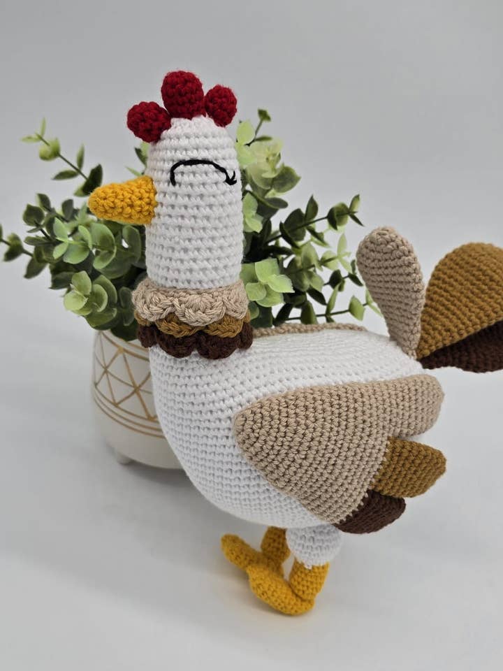 Häkelhähnchen | Babygeschenke | Natürlich | Maschinenwäsche für den Großhandel von WUAMAN - Alpaca