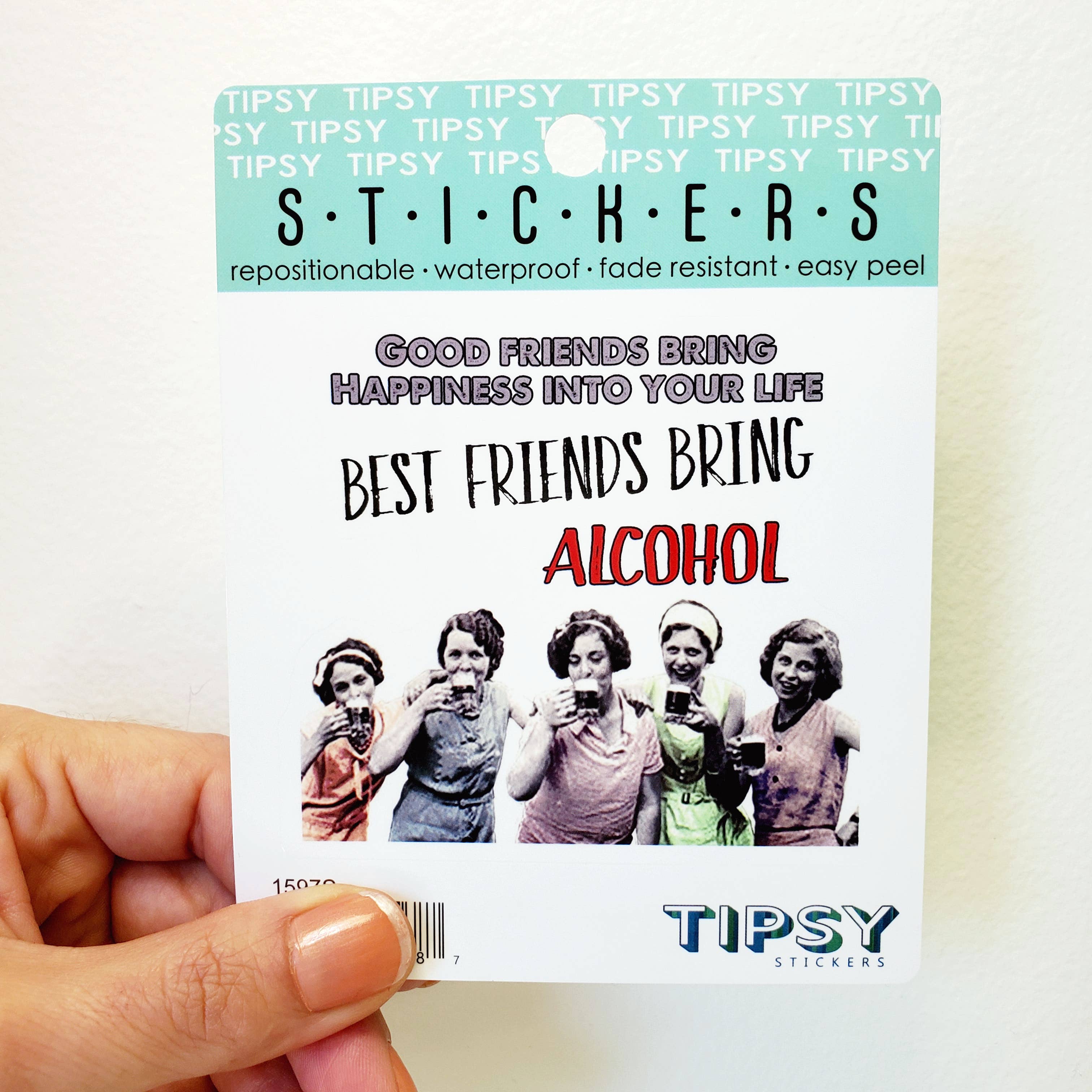 Tipsy Stickers - Vente Autocollant - Autocollant | Bons amis Meilleurs amis2