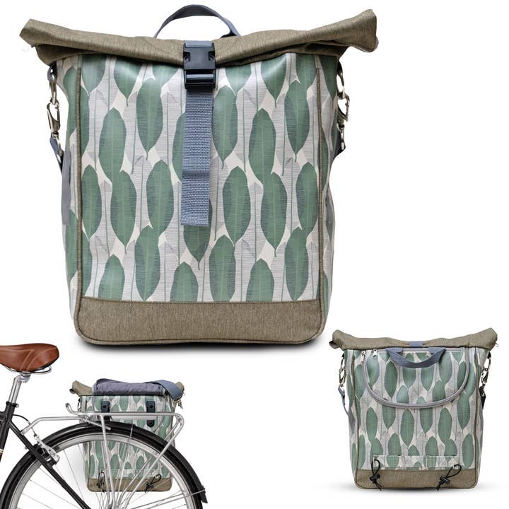 Ikuri - Wholesale Biking Accessories - Bicycle bag for luggage rack single bag Banana Leafs