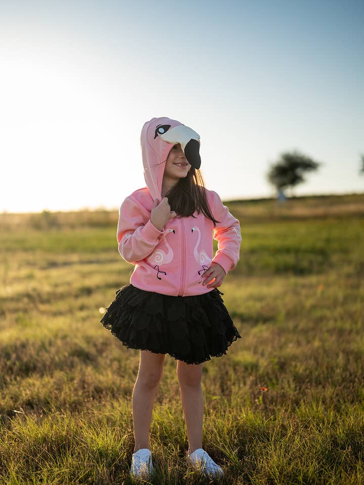 Sudadera con capucha Flamingo 3D para bebés y niños para venta al por mayor de Doodle Pants