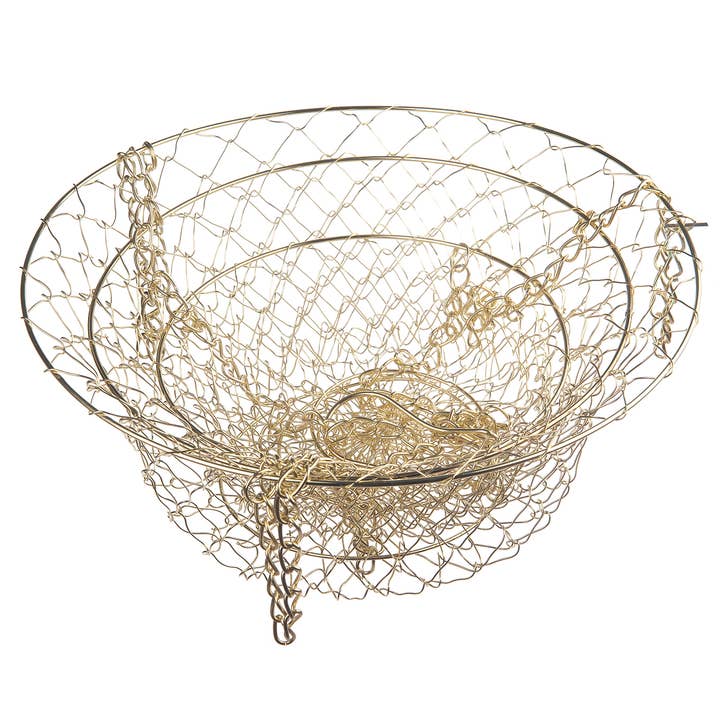 Fox Run Brands - Wholesale Fruit Basket - Fox Run Gold 3-Tier Kitchen Hanging Fruit Basket, 32"2
