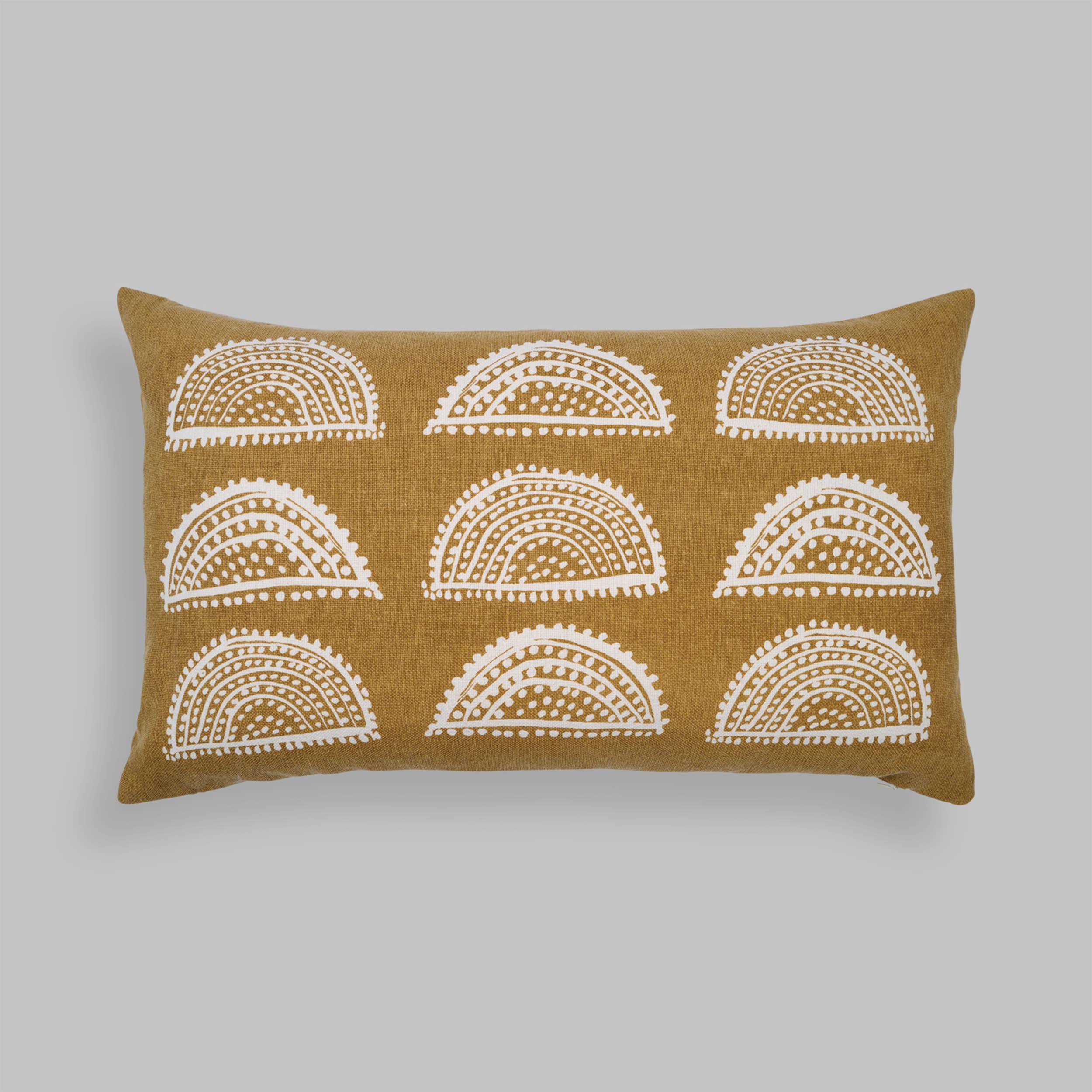 NAKI & SSAM INC. - Wholesale Throw Pillow Cover - Meraki Collection 24in.x14in. Gond Art-Inspired Sunburst1