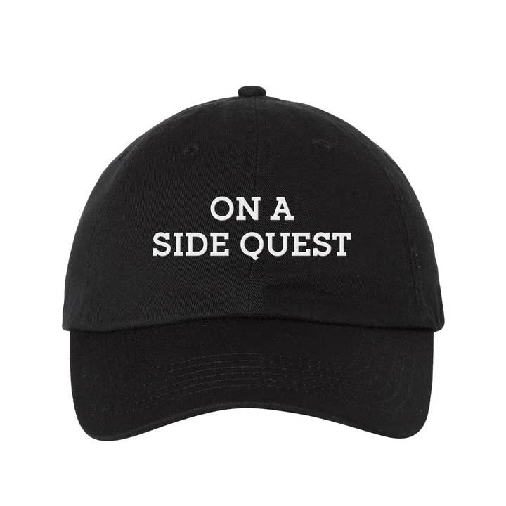 Lucky Luna Apparel - Wholesale Baseball Cap - Unisex - On A Side Quest Embroidered Dad Hat