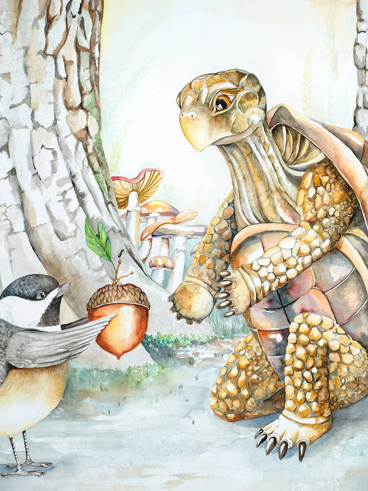 Pot Luck, Giclee Print Of Original Watercolor for wholesale by Katie Crawford Art