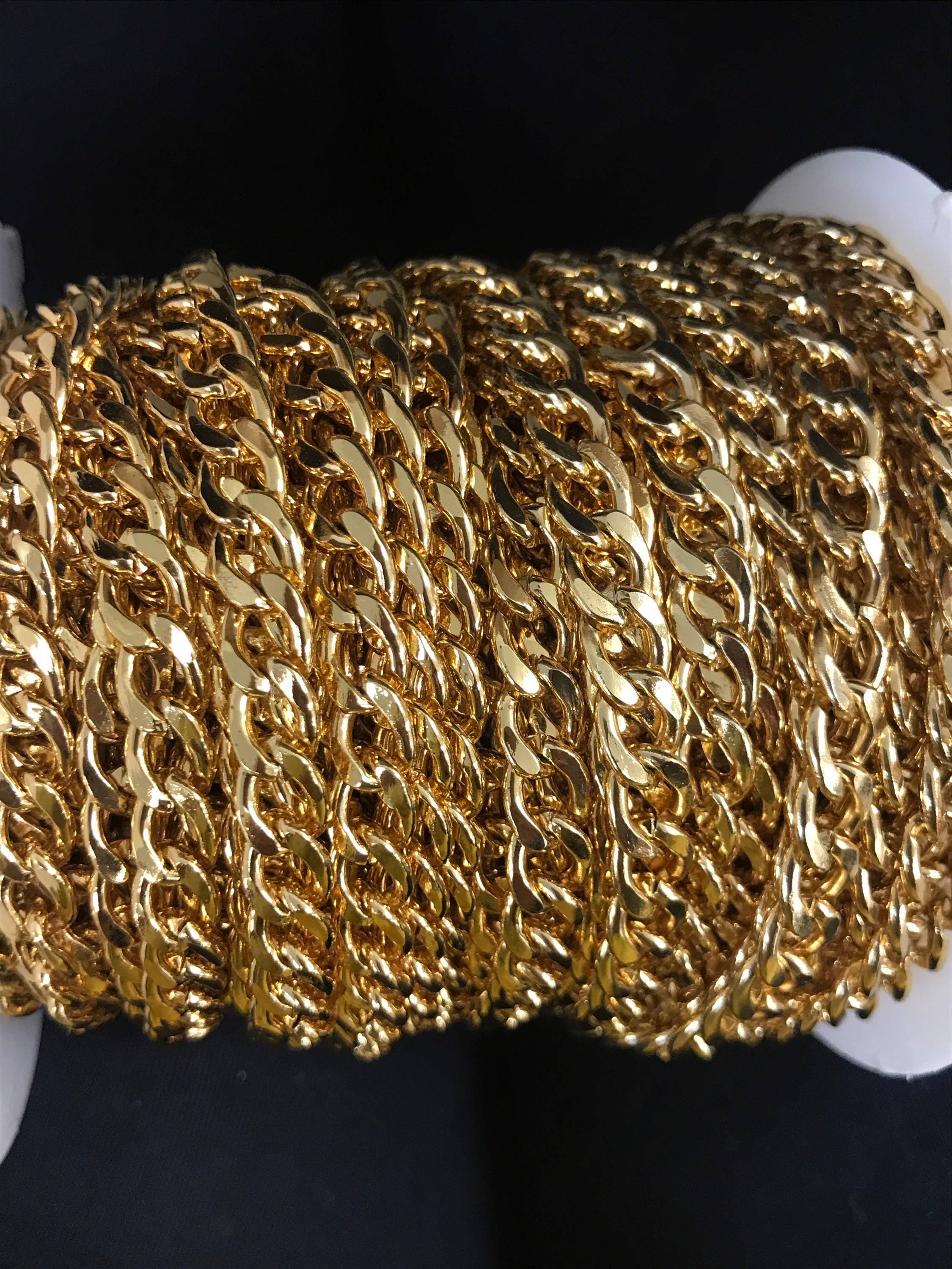 The Bead Bazaar - Wholesale Link & Chain Necklace - Face Mask Supplies, Link Chain, Gold Chain Necklace, Mask Supplies, Bulk Jewelry Making, Eye Glass Chain, Jewelry Making, Body Chain By The Foot2