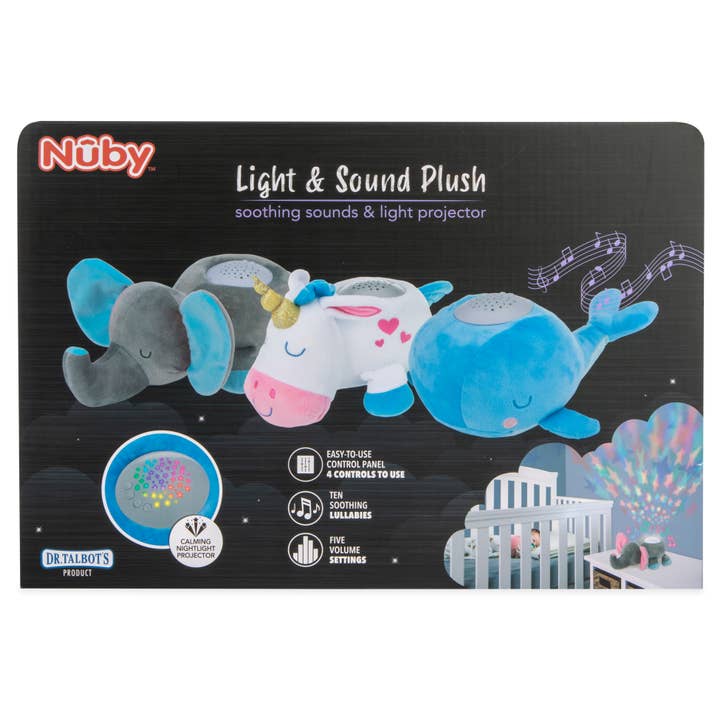 Dr. Talbot's - Wholesale Stuffed/plush toy – Kids & baby - Nuby’s Light & Sound Plush - Unicorn2