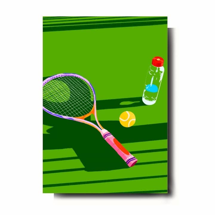 Emily Palmer Illustration - Wholesale Art Print - Illustrated Wall Art Print -  Tennis0