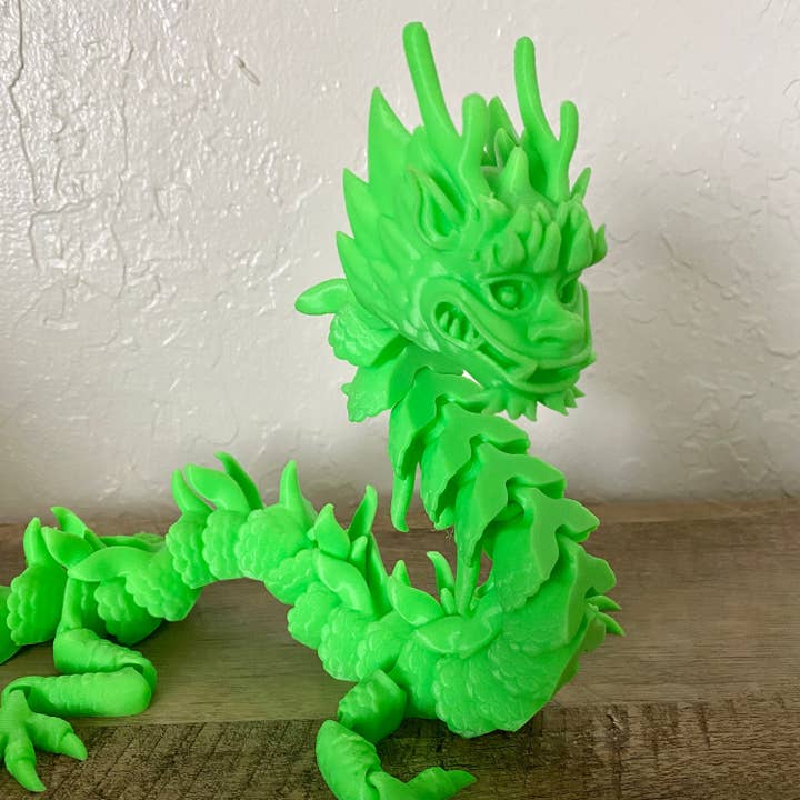 NumanPrints – wholesale Fidget toy – Kids – Glow in The Dark Dragon! Imperial Chinese Dragon1