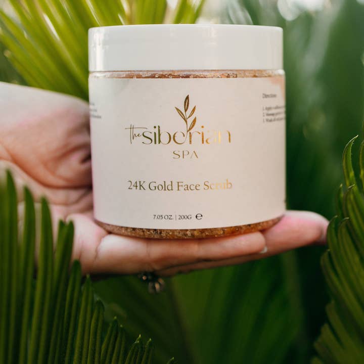 The Siberian Spa - Wholesale Facial Exfoliant/Scrub - 24K Gold Face Scrub10
