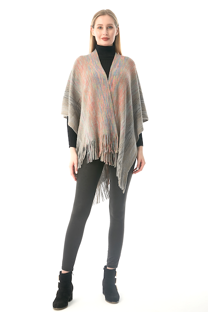 Pretty Persuasions - Vendita all'ingrosso Mantella - Donna - CP22102 Coprispalle Ruana Monterrey8