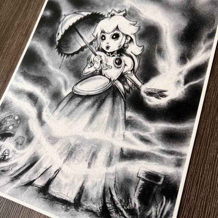 Andy Sciazko Art - Wholesale Art Print - Peachy-Dark Art Print1