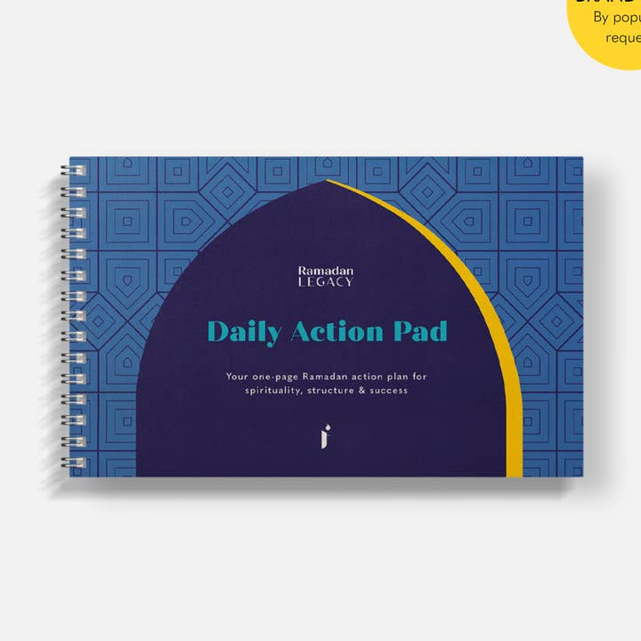 Ramadan Legacy Daily Action Pad for wholesale by Towards Faith