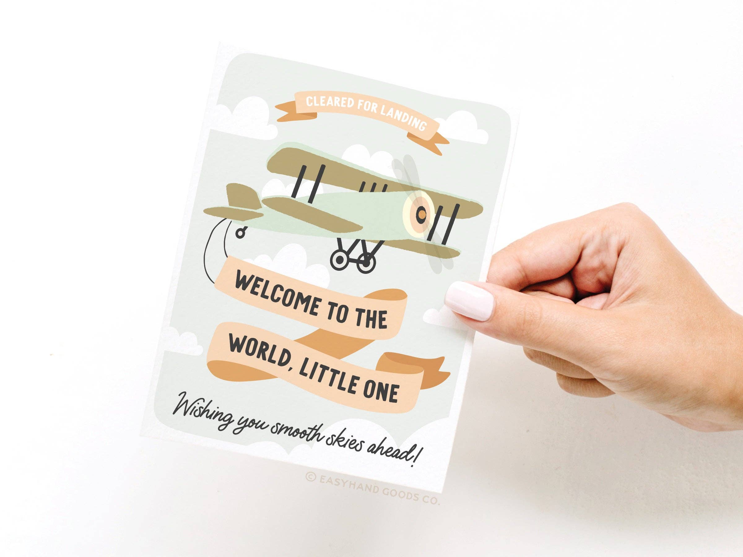 Easyhand Goods – formerly Onderkast – Großhandel Babykarte – Welcome to the World Little One Grußkarte2