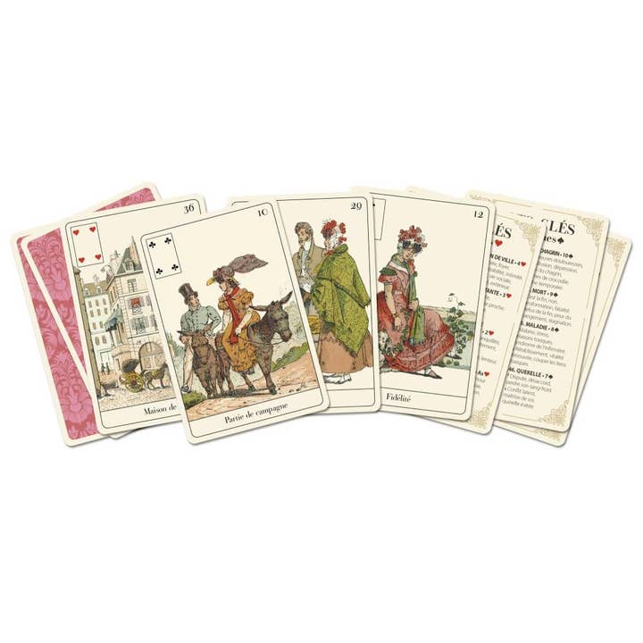 Cardshouse - Vente Cartes de tarot - La Sibylle des Salons Cartes Édition Française Grimaud3