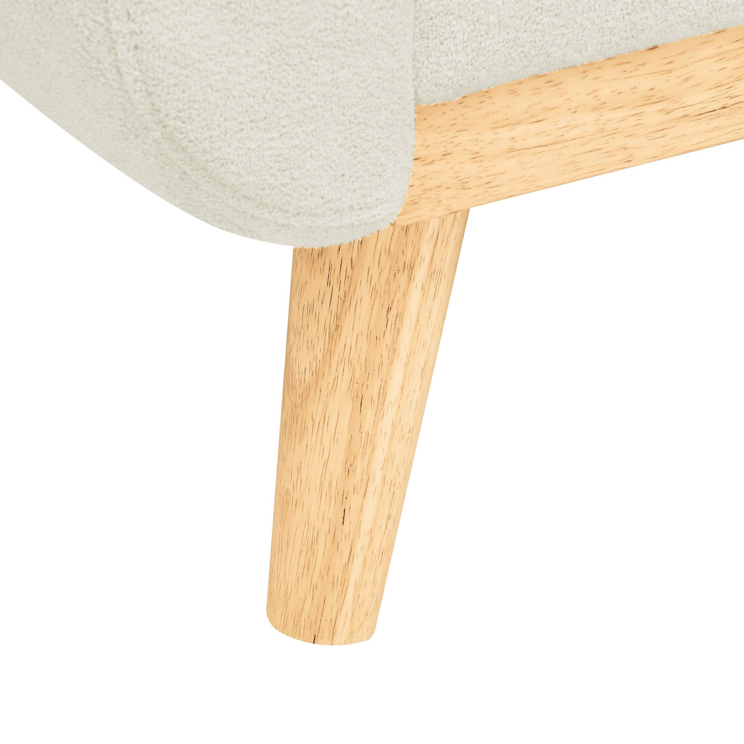 39F Inc. - Wholesale Sofa - Mid-Century 67.7in Tufted Loveseat Sofa with Wood Legs10