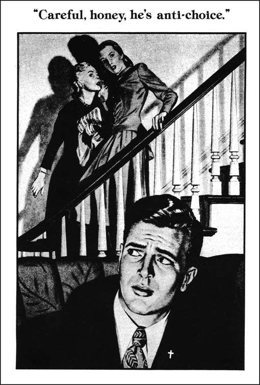 VisionWorks LLC - Vendita all'ingrosso Cartoline - Cartolina. Attenta, tesoro, è contrario alla scelta.0