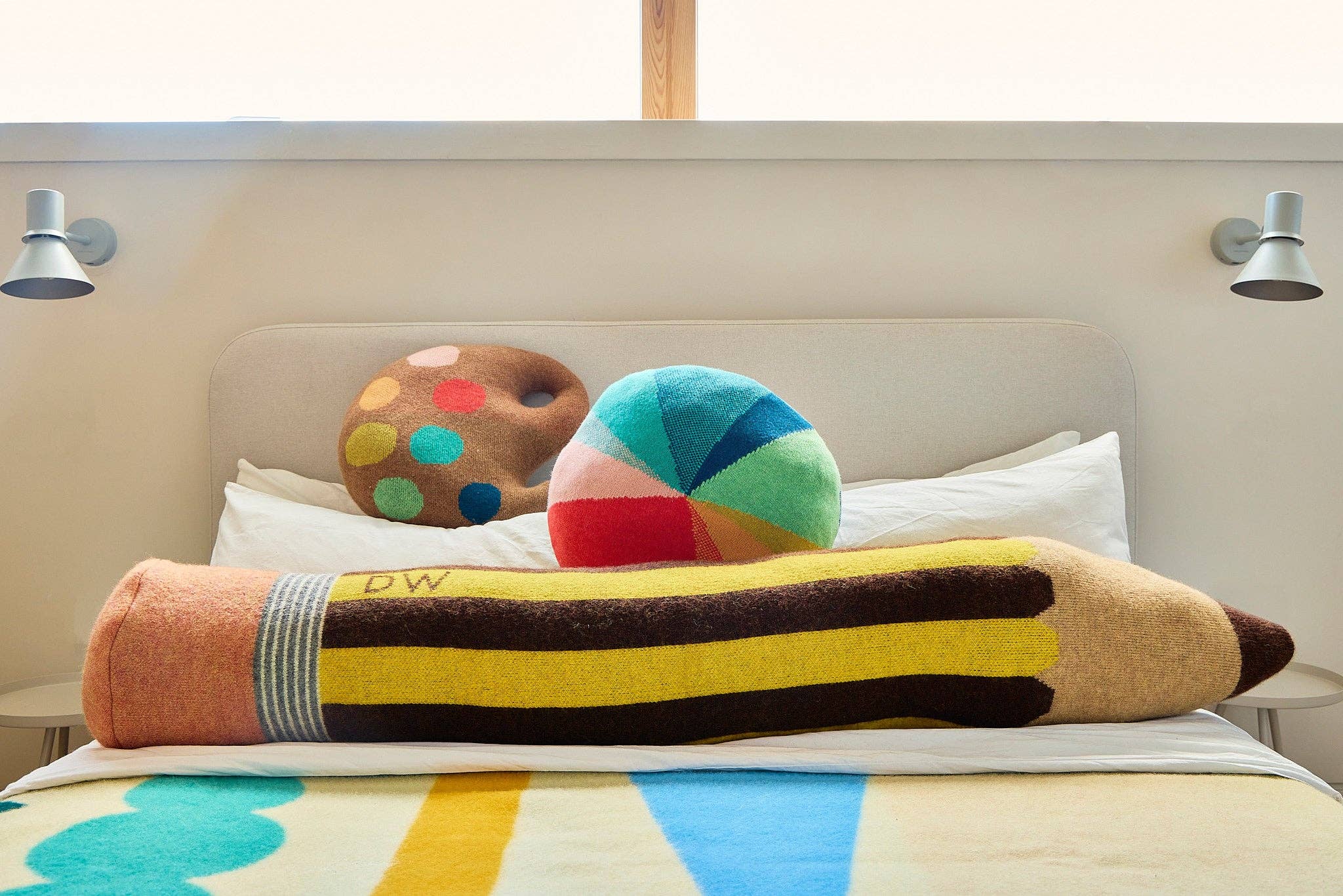 Donna Wilson - Wholesale Chair Cushion - Paint Palette Shaped Cushion2