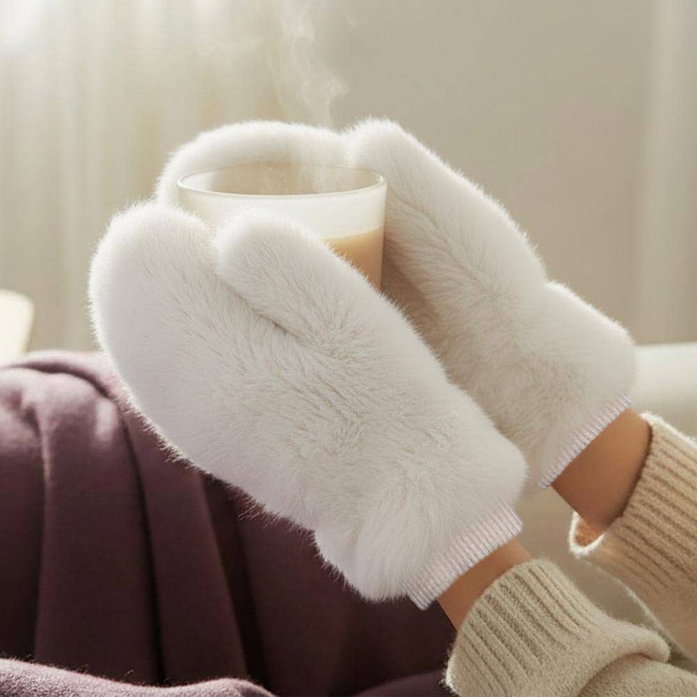 Sensibling Corp. – wholesale Vantar - Dam – Faux Fur Vante Handskar4